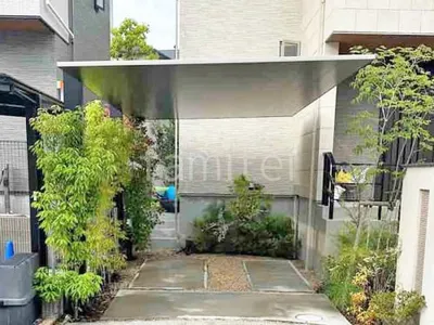 カーポート１台 （単棟） LIXIL カーポートSC フラット屋根 吊り下げ屋根