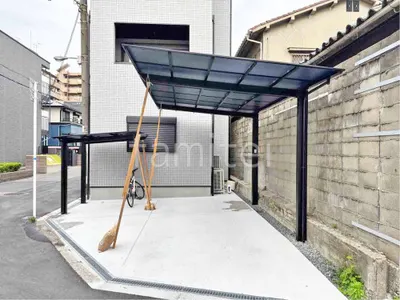 サイクルポート 自転車バイク屋根 LIXIL ネスカF ミニ フラット屋根 カーポート１台 （単棟） LIXIL ネスカＦ フラット屋根