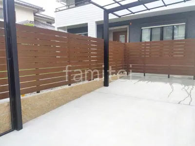 人工木・樹脂 フェンス（木調） F＆F マイティウッド デコll 高尺タイプ 目隠し 木調・ラティス 樹脂