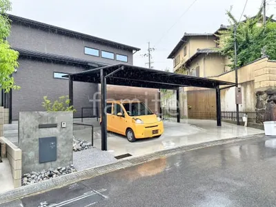 新築シンプル オープン外構