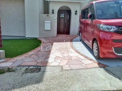 新築シンプル オープン外構