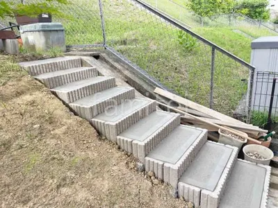 化粧ブロック階段 ユニソン ジャスティ