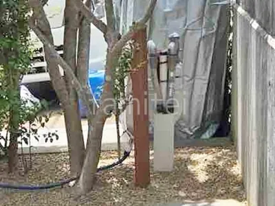 立水栓  ユニソン スプレスタンド60 蛇口2個付 