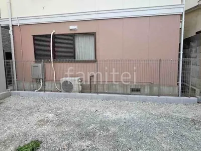 スチールメッシュ フェンス YKKAP イーネット3F型 スチール柱 境界・メッシュ