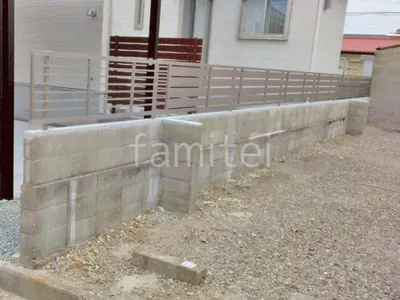 アルミ形材 フェンス LIXIL AB YR2型 横格子2  アルミ形材 フェンス LIXIL AB YS3型 横スリット3 目隠し