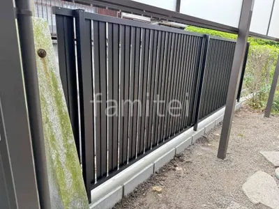 アルミ形材 フェンス LIXIL AB TS2型 縦スリット2 目隠し