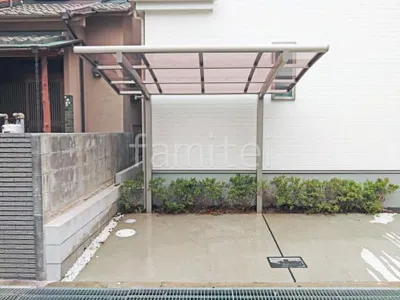 サイクルポート 自転車バイク屋根 LIXIL ネスカR ミニ アール屋根