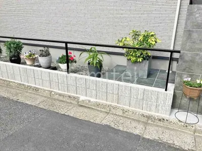 フレーム LIXIL フェンスAL 化粧ブロック ユニソン エリダ