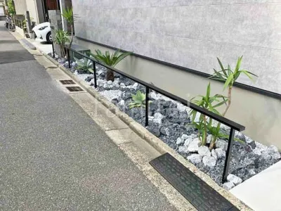 フレーム LIXIL フェンスAL ロックガーデン 東洋工業 クラッシュロック