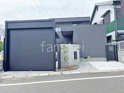 新築ハイクラス クローズ外構