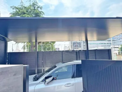 カーポート１台 （単棟） LIXIL カーポートSC フラット屋根 吊り下げ屋根