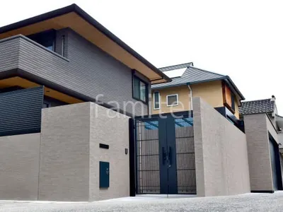 新築ハイクラス クローズ外構