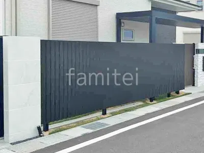 目隠しフェンス塀 三協アルミ エルファード5型