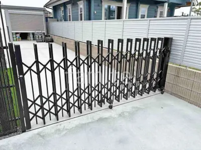 片開き 伸縮門扉 LIXIL アルシャインII PG型R Aタイプ ペットガード 