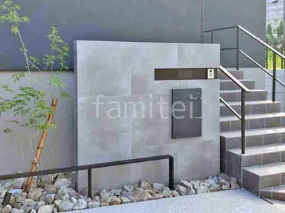 門柱 壁タイル貼り アイコットリョーワ アーレイ 宅配ボックス ユニソン ヴィコDB100