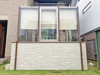 ガーデンサンルーム  LIXIL 木製調 ココマ フラット屋根