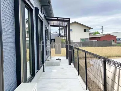 １階テラス屋根 （雨除け） YKKAP 独立式 レセパ Lタイプ フラット屋根 独立式 スタンダード