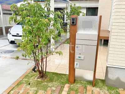 機能門柱 YKKAP ルシアスポストユニットPB01型 シンボルツリー