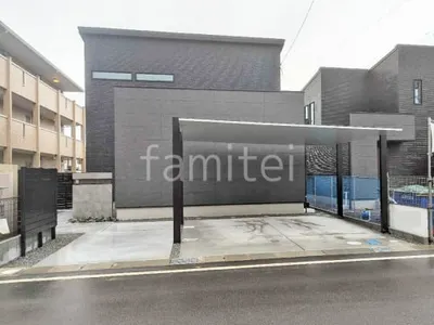 新築シンプル オープン外構