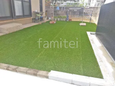 人工芝 防草シート加工 マツモト 人工芝 30mm 