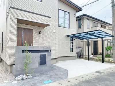 新築シンプル オープン外構