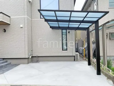 カーポート１台 （単棟） YKKAP エフルージュ FIRST フラット屋根