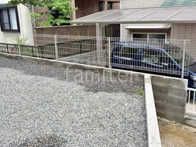 スチールメッシュ フェンス YKKAP イーネット3F型 スチール柱 境界・メッシュ