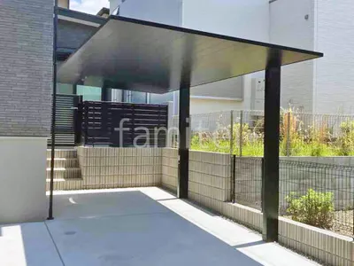 カーポート１台 （単棟） LIXIL カーポートSC フラット屋根 吊り下げ屋根