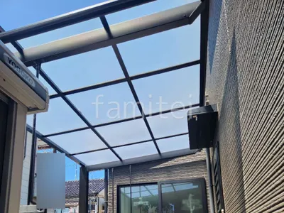 １階テラス屋根 （雨除け） LIXIL 独立式フーゴFテラス フラット屋根 独立式 スタンダード