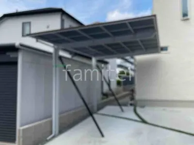 カーポート１台 （単棟） LIXIL 木製調 フーゴF フラット屋根