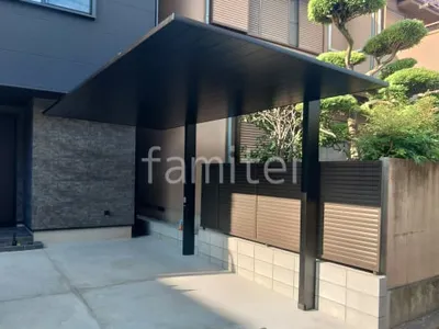 カーポート１台 （単棟） LIXIL カーポートSC フラット屋根 吊り下げ屋根