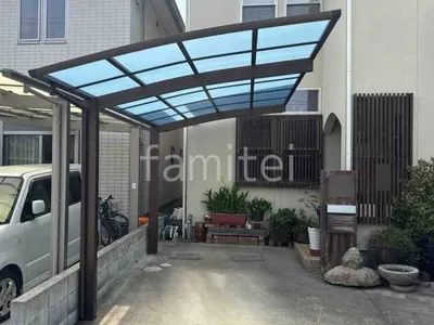 カーポート１台 （単棟）  プライスポートＲ アール屋根