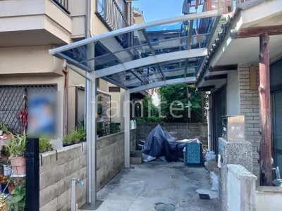 カーポート１台 （単棟）  プライスポートＲ アール屋根