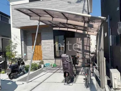 カーポート１台 （単棟） LIXIL ネスカＲ アール屋根