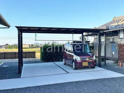 カーポート２台(ワイド) ツイン LIXIL ネスカＦ フラット屋根