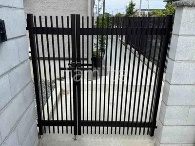 親子両開き 門扉 LIXIL ハイ千峰 