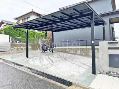 カーポート２台(ワイド) ツイン LIXIL ネスカＦ フラット屋根