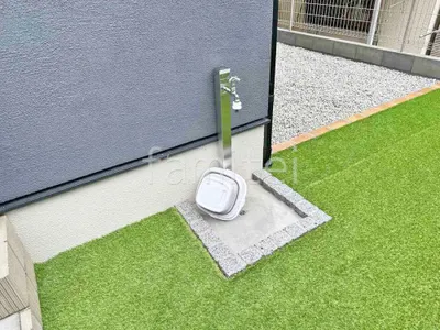 立水栓  ユニソン スプレスタンド60 蛇口1個付 洗い場モルタル仕上 