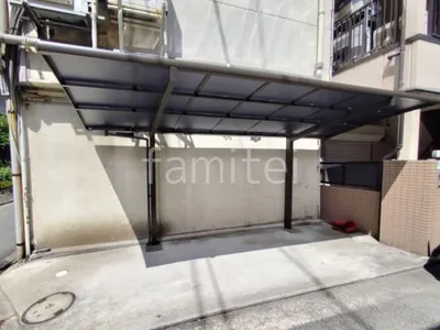 サイクルポート 自転車バイク屋根 LIXIL ネスカR ミニ アール屋根