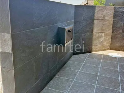 門柱 壁タイル貼り ニッタイ ローク 郵便受けポスト ユニソン コラーナ05