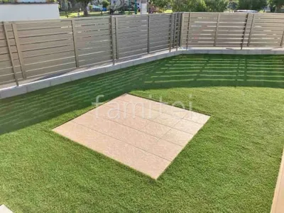 人工芝 防草シート加工 ヨシミツ毛織 リアル人工芝 35mm 