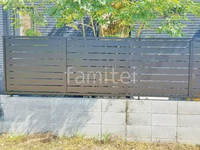 アルミ形材 フェンス LIXIL AB YS3型 横スリット3 目隠し