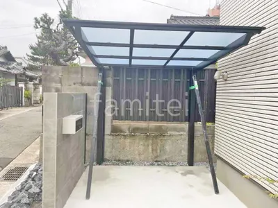 サイクルポート 自転車バイク屋根 LIXIL ネスカF ミニ フラット屋根