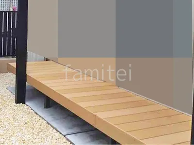 人工木デッキ  LIXIL 人工木 樹ら楽ステージ 