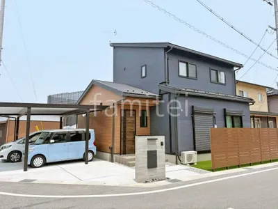 新築シンプル オープン外構