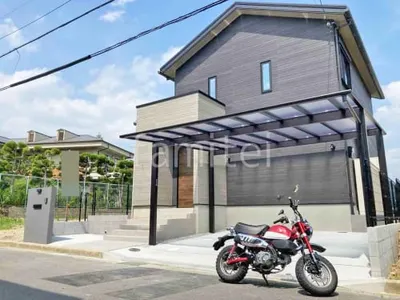 新築シンプル オープン外構