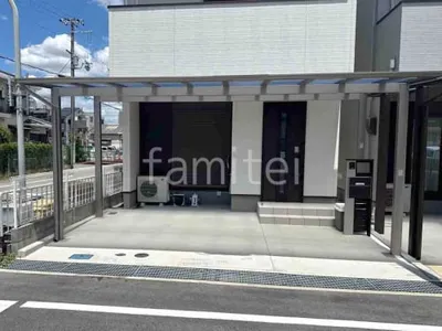 カーポート２台(ワイド) ツイン LIXIL ネスカＦ フラット屋根