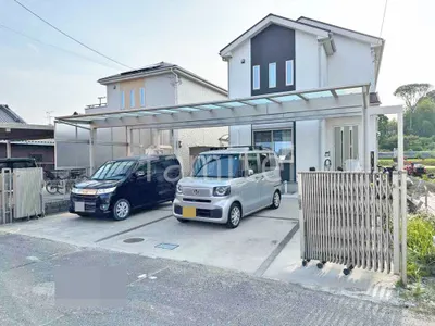 カーポート３台 （横ワイド トリプル） YKKAP エフルージュ FIRST フラット屋根