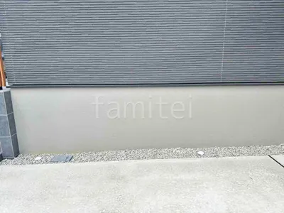 防犯砂利敷き バラス砕石 防草シート加工