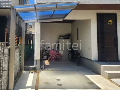 サイクルポート 自転車バイク屋根 LIXIL ネスカF ミニ フラット屋根
